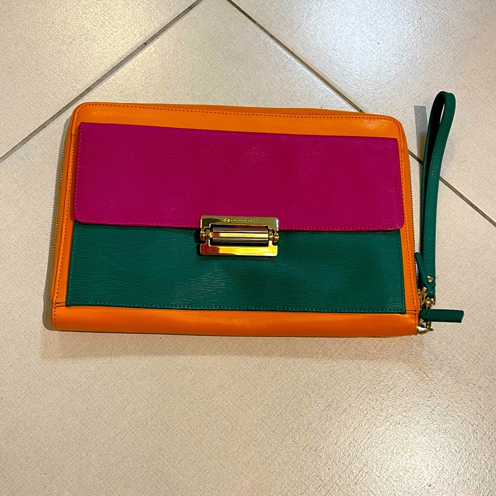 Multicolored Piquadro Clutch